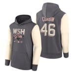 Washington Nationals #46 Patrick Corbin 2022 Grey City Connect Cherry Blossom Print Hoodie