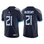 Tennessee Titans #21 Roger McCreary Navy Vapor Untouchable Stitched Jersey