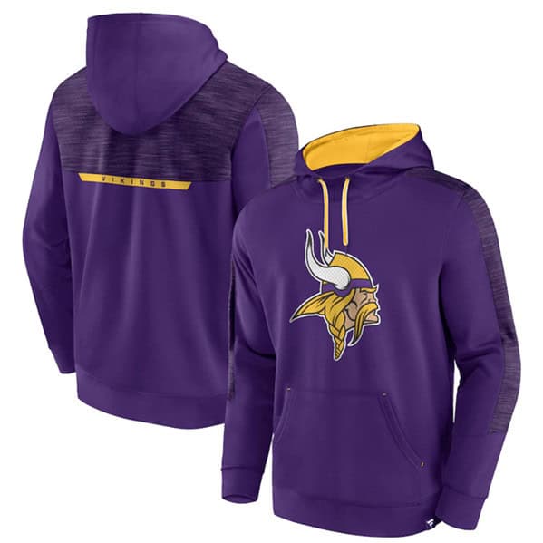 Minnesota Vikings Purple Defender Evo Pullover Hoodie