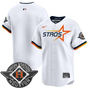 Houston Astros Blank White 2025 City Connect Limited Stitched Jersey