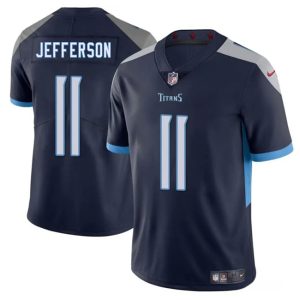 Tennessee Titans #11 Van Jefferson Navy 2025 Vapor Untouchable Stitched Jersey
