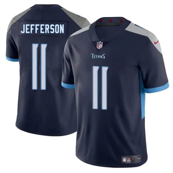 Tennessee Titans #11 Van Jefferson Navy 2025 Vapor Untouchable Stitched Jersey