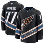Washington Capitals #77 TJ Oshie Black 2024-25 Alternate Stitched Jersey