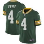 Green Bay Packers #4 Brett Favre Green Stitched Jersey