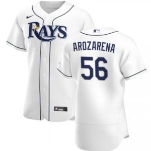 Tampa Bay Rays #56 Randy Arozarena White Flex Base Stitched Jersey