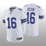Dallas Cowboys #16 T.Y. Hilton White Vapor Untouchable Stitched Jersey