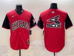 Chicago White Sox Team Big Logo Red Black 2025 City Connect Limited Stitched Jersey