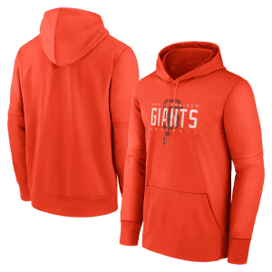 San Francisco Giants Orange Regame Performance Pullover Hoodie