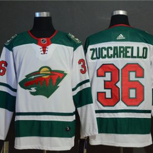Minnesota Wild #36 Mats Zuccarello White Stitched Jersey