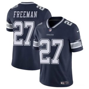 Dallas Cowboys #27 Royce Freeman Navy Vapor Untouchable Limited Stitched Jersey