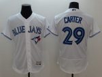 Blue Jays #29 Joe Carter White Flexbase Authentic Collection Stitched Jersey