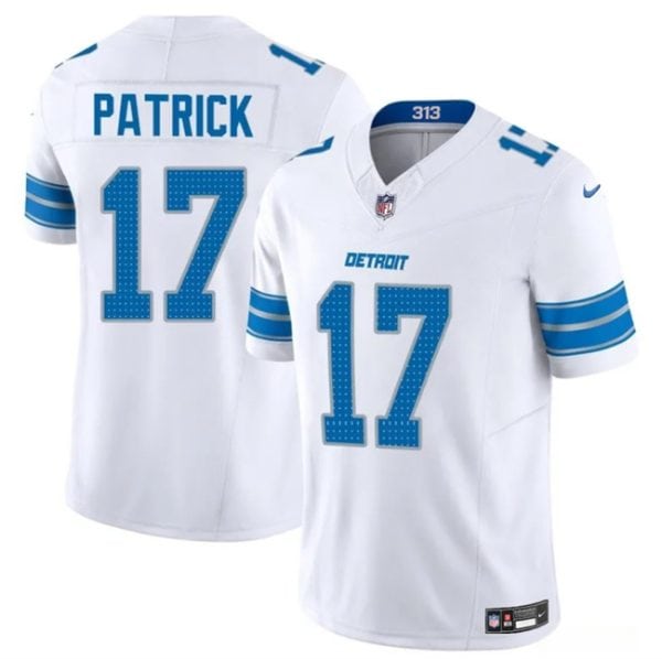 Detroit Lions #17 Tim Patrickn White 2024 F.U.S.E. Vapor Limited Stitched Jersey