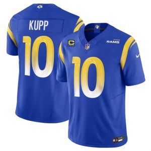 Los Angeles Rams #10 Cooper Kupp Royal 2024 F.U.S.E. With 4-Star C Patch Vapor Untouchable Stitched Jersey