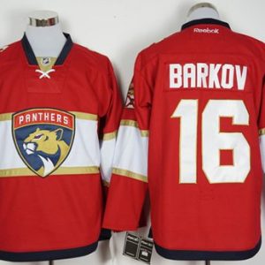 Panthers #16 Aleksander Barkov Red New Stitched Jersey