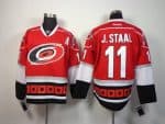 Hurricanes #11 Jordan Staal Red Home Stitched Jersey
