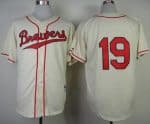 Brewers #19 Robin Yount Cream 1948 Turn Back The Clock Stitched Jersey