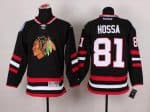 Blackhawks #81 Marian Hossa Black 2014 Stadium Series Stitched Jersey