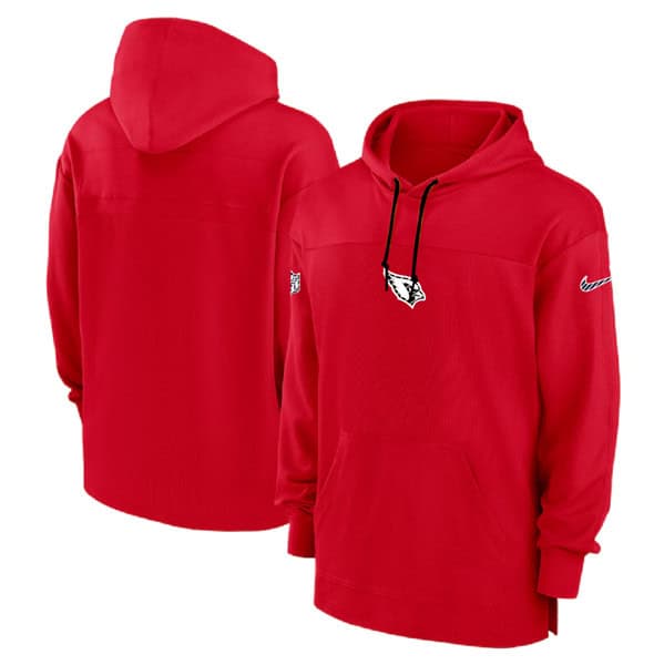 Arizona Cardinals Red Performance Pullover Hoodie