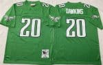 Philadelphia Eagles #20 Brian Dawkins Kelly Green Throwback Stitched Football Jersey