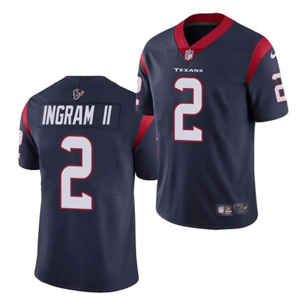 Houston Texans #2 Mark Ingram II Navy Vapor Untouchable Limited Stitched Jersey