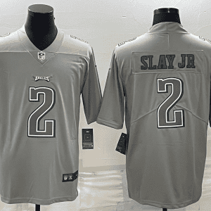 Philadelphia Eagles #2 Darius Slay JR Gray Atmosphere Fashion Stitched Jersey