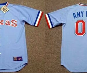 Texas Rangers Customized 1980 Stitched Jersey