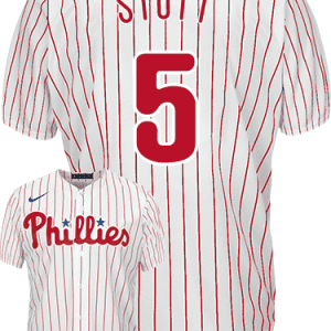 Philadelphia Phillies #5 Bryson Stott White Cool Base Stitched Jersey