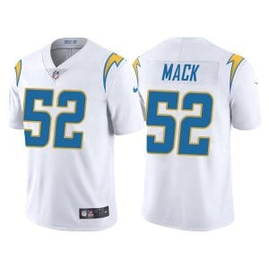 Los Angeles Chargers #52 Khalil Mack White Vapor Untouchable Limited Stitched Jersey