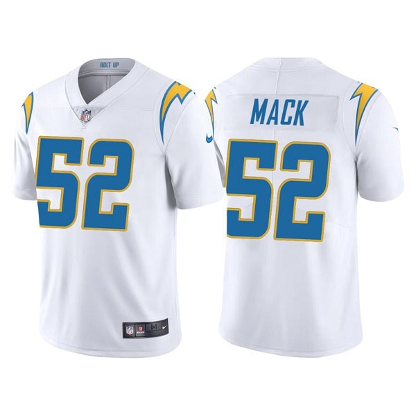 Los Angeles Chargers #52 Khalil Mack White Vapor Untouchable Limited Stitched Jersey