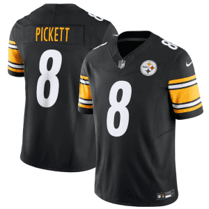 Pittsburgh Steelers #8 Kenny Pickett Black 2023 F.U.S.E. Vapor Untouchable Limited Jersey