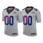 Los Angeles Rams Customized Custom Gray 2022 Super Bowl LVI Limited Stitched Jersey