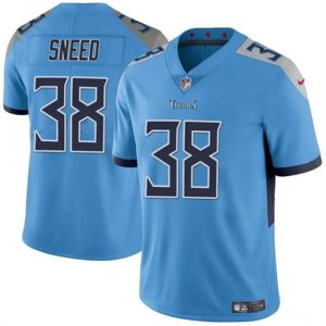 Tennessee Titans #38 L'Jarius Sneed Blue Vapor Limited Stitched Jersey