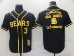 Chico's Bail Bonds Bad News Bears #3 Black Stitched Jersey