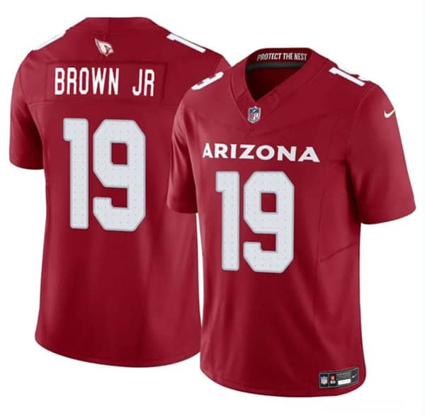 Arizona Cardinals #19 Anthony Brown JR Red 2024 F.U.S.E. Vapor Untouchable Limited Stitched Jersey