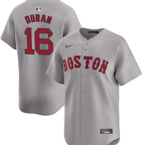 Boston Red Sox #16 Jarren Duran Gray 2024 Away Limited Stitched Jersey