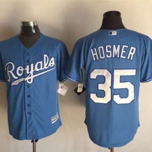 Royals #35 Eric Hosmer Light Blue New Cool Base Alternate 1 Stitched Jersey