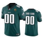Philadelphia Eagles Custom Green 2023 F.U.S.E. With John Madden Patch Vapor Limited Stitched Jersey