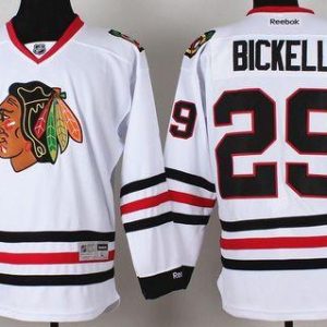 Blackhawks #29 Bryan Bickell White Stitched Jersey