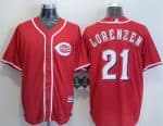 Reds #21 Michael Lorenzen Red New Cool Base Stitched Jersey