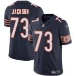 Chicago Bears #73 Jonah Jackson Navy 2025 Vapor Stitched Jersey