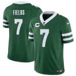 New York Jets #7 Justin Fields Green 2025 F.U.S.E. With 2-Star C Patch Vapor Untouchable Limited Stitched Jersey