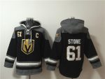 Vegas Golden Knights #61 Mark Stone Black Ageless Must-Have Lace-Up Pullover Hoodie