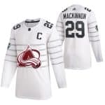 Colorado Avalanche #29 Nathan MacKinnon White All Star Stitched Jersey