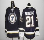 Blues #21 Berglund Dark Blue Stitched Jersey