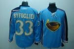 Thrashers #33 Dustin Byfuglien Stitched Blue Jersey