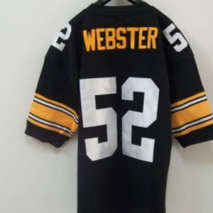 Mitchell Ness Steelers #52 Mike Webster Black Stitched Throwback Jersey