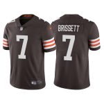 Cleveland Browns #7 Jacoby Brissett Brown Vapor Untouchable Limited Stitched Jersey