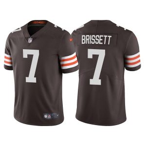 Cleveland Browns #7 Jacoby Brissett Brown Vapor Untouchable Limited Stitched Jersey