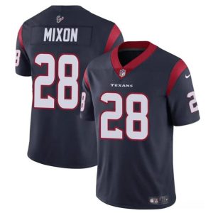 Houston Texans #28 Joe Mixon Navy Vapor Untouchable Stitched Jersey