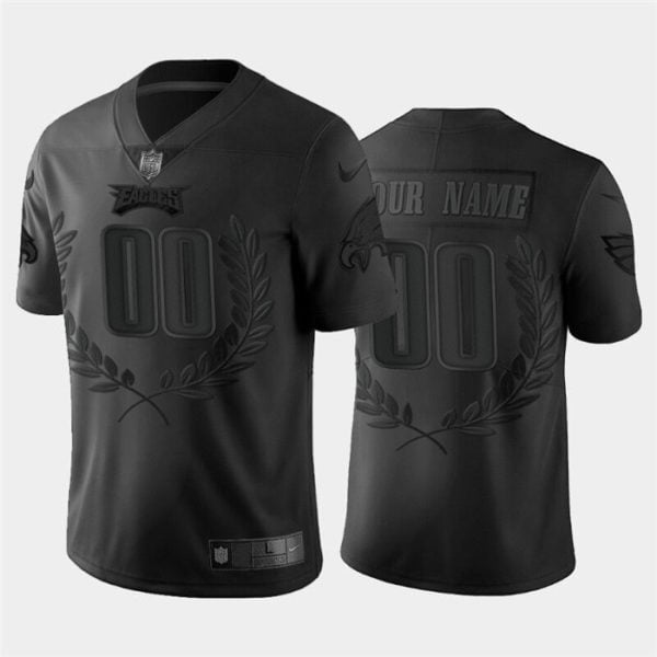 Philadelphia Eagles Customized Black MVP Stitched NFLJersey